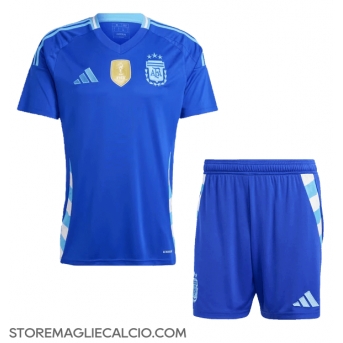 Argentina Maglia Gara Trasferta Repliche Copa America 2024 Bambino